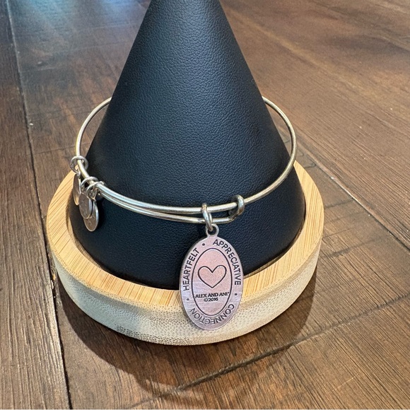 Alex and Ani ‘Because I Love You’ Charm Expandable Bracelet - Picture 4 of 4